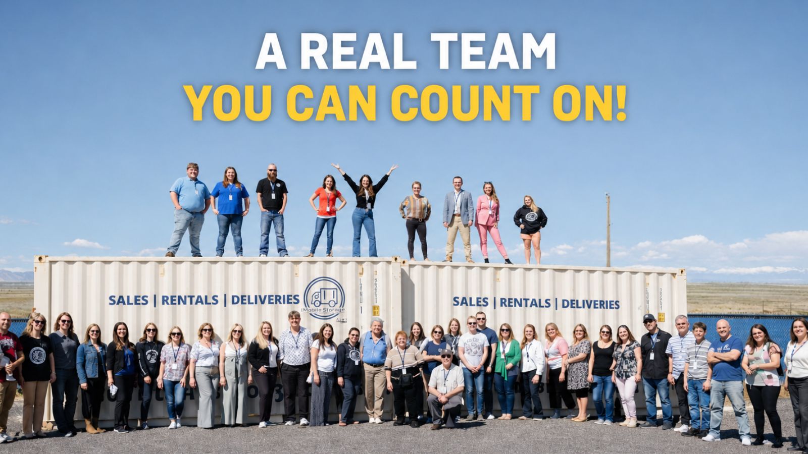Newark Shipping Containers team and yard